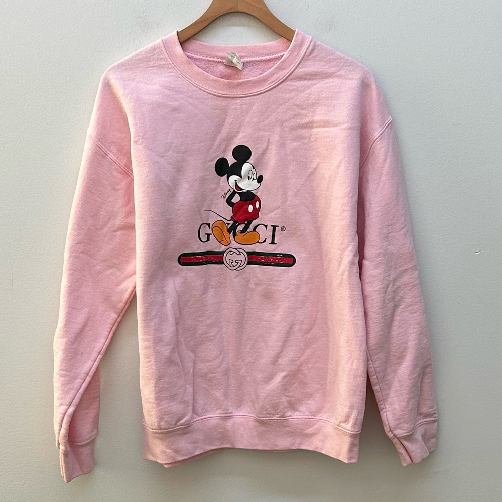 Gucci Pink Mickey Mouse Sweatshirt